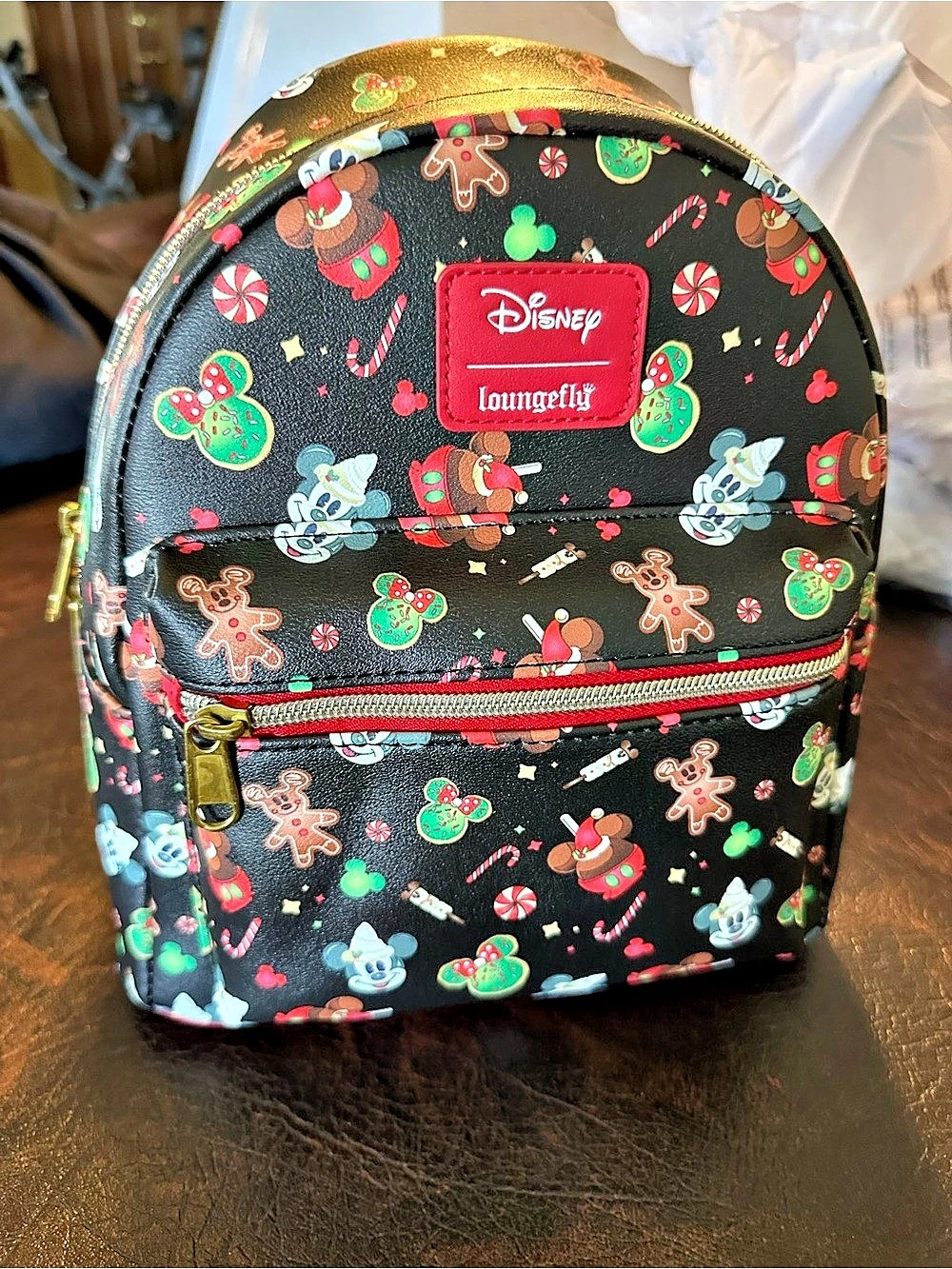 Loungefly Disney Mickey Mouse Festive Treats Mini Backpack NWT Hot Topic Exclusi